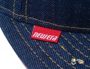 Denim Leather Patch 59Fifty Fitted Cap by New Era Label