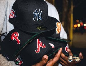 MLB Black Dome 59Fifty Fitted Hat Collection by MLB x New Era Front