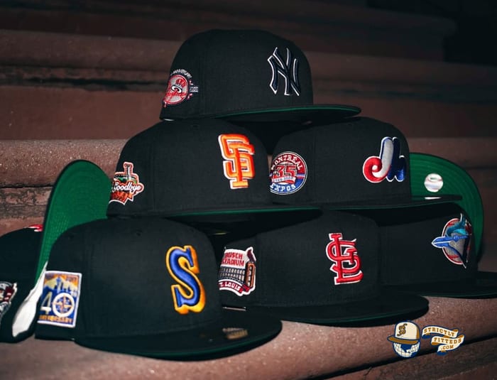 MLB Black Dome 59Fifty Fitted Hat Collection by MLB x New Era