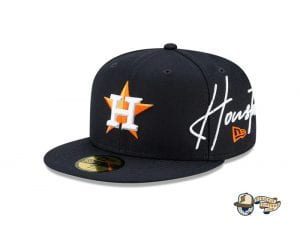 MLB Cursive 59Fifty Fitted Cap Collection by MLB x New Era Astros