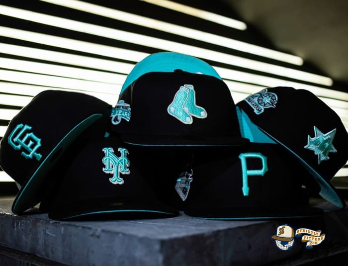 MLB Midnight Mint 59Fifty Fitted Hat Collection by MLB x New Era