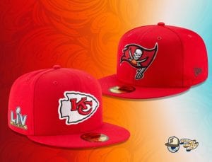 New Era 59FIFTY Kansas City Chiefs Super Bowl LV 2021 Side Patch Red Fitted Hat