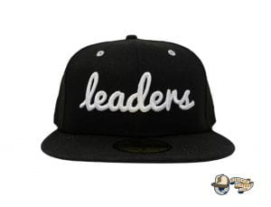 Cursive Black White Silver 59Fifty Fitted Cap by Leaders 1354 x New Era