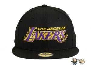 Hat Club Exclusive NBA Swoosh 59Fifty Fitted Hat Collection by NBA x New Era Lakers