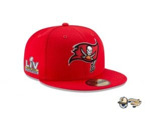 Tampa Bay Buccaneers Super Bowl LV Champions Side Patch 59Fifty Fitted Cap by NFL x New Era