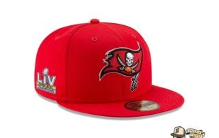Tampa Bay Buccaneers Super Bowl LV Champions Side Patch 59Fifty Fitted Cap by NFL x New Era