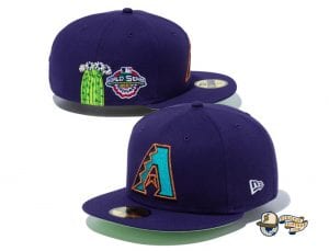 MLB World Series Patch State Flower 59Fifty Fitted Cap Collection by MLB x New Era Diamondbacks
