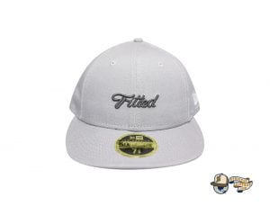 Script Gray Low Profile 59Fifty Fitted Cap by Fitted Hawaii x New Era Front