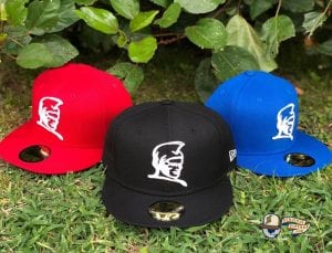Kamehameha Black Red Blue 59Fifty Fitted Cap by Fitted Hawaii x New Era