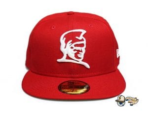 Kamehameha Black Red Blue 59Fifty Fitted Cap by Fitted Hawaii x New Era Red