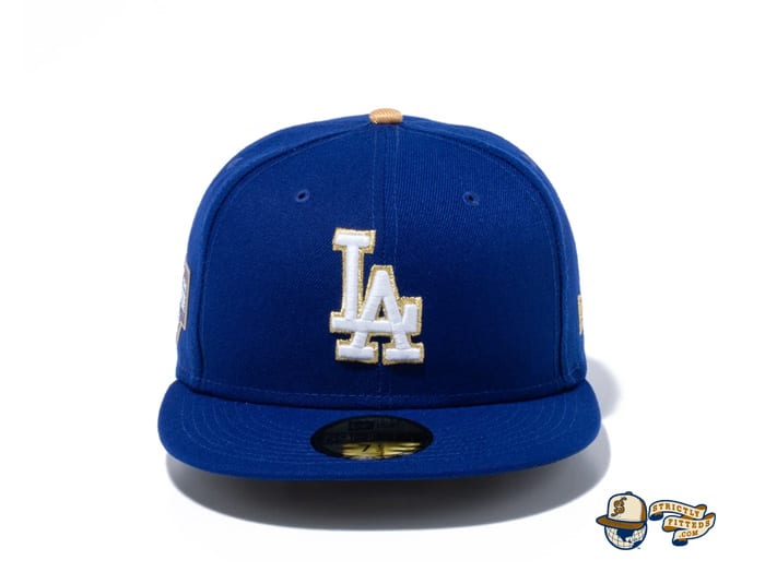 dodgers gold world series hat