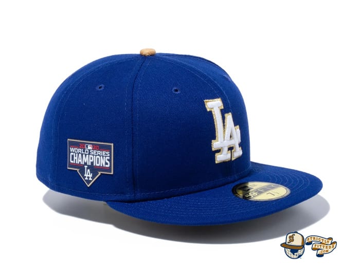 dodgers gold world series hat