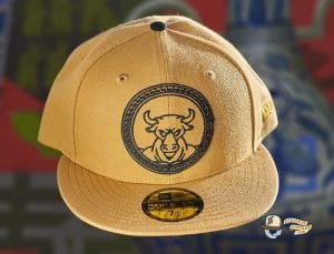 Minotaur Tan Black 59Fifty Fitted Hat by Dionic x New Era Minotaur Tan Black 59Fifty Fitted Hat by Dionic x New Era