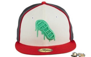 Hadleys Hope Stompers White Cardinal 59Fifty Fitted Hat by Dionic x New Era