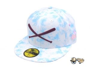 JustFitteds Sakura 2021 Tie Dye 59Fifty Fitted Cap by JustFitteds x New Era Left