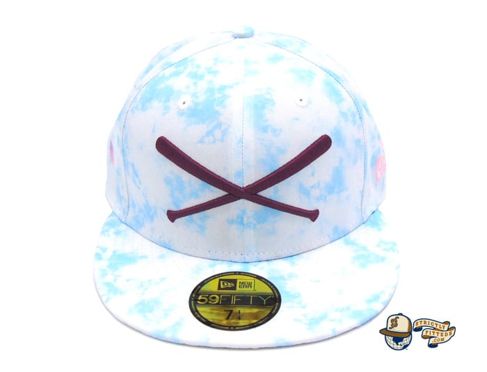 JustFitteds Sakura 2021 Tie Dye 59Fifty Fitted Cap by JustFitteds x New Era