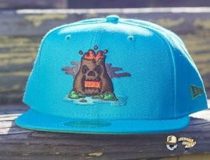 King Cano Teal Island Green 59Fifty Fitted Hat by Dionic x New Era Front