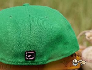 Wakefield Worms Kelly Green Pink 59Fifty Fitted Hat by Dionic x New Era Back