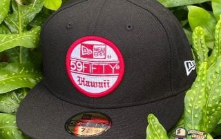Flagship Hawaii Black Red 59Fifty Fitted Cap by 808allday x New Era