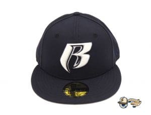 Ruff Ryders Ent Navy White 59Fifty Fitted Cap by Ruff Ryders x New Era
