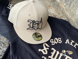 Hi Kam Khaki 59Fifty Fitted Hat by 808allday x New Era