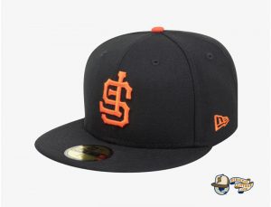 MLB Upside Down Logo 59Fifty Fitted Hat Collection by MLB x New Era Giants