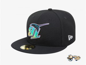 MLB Upside Down Logo 59Fifty Fitted Hat Collection by MLB x New Era Rays