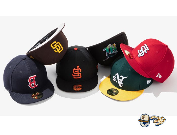 MLB Upside Down Logo 59Fifty Fitted Hat Collection by MLB x New 