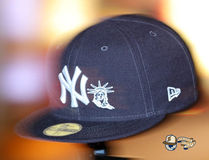Cappellino Baseball New York City Statua Della Libertà - Flipper Cotone Strutturato Snapback Regolabile