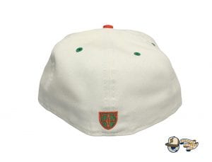 WESN White Kelly Green Orange 59Fifty Fitted Cap by Fitted Hawaii x New Era Back