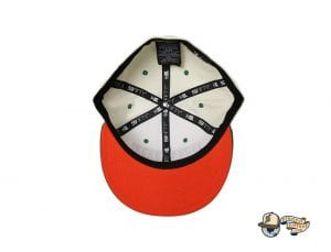 WESN White Kelly Green Orange 59Fifty Fitted Cap by Fitted Hawaii x New Era Bottom