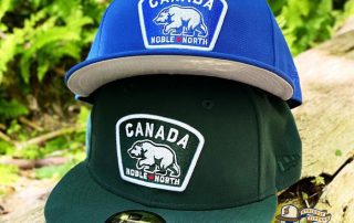 Canada Badge Royal Dark Green 59Fifty Fitted Hat by Noble North x New Era