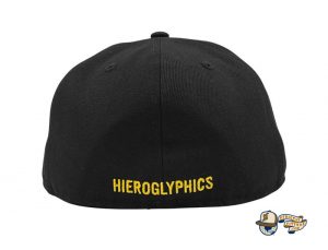 Hiero Black Yellow 59Fifty Fitted Hat by Hieroglyphics x New Era Back