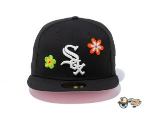 MLB Chain Stitch Floral 59Fifty Fitted Hat Collection by MLB x New Era Front MLB Chain Stitch Floral 59Fifty Fitted Hat Collection by MLB x New Era Front