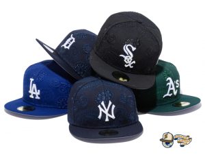 MLB Swirl 59Fifty Fitted Hat Collection by MLB x New Era