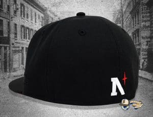 Fighting Maples Black 59Fifty Fitted Hat by Noble North x New Era Back