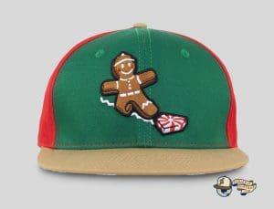 Gingerbread Runner Fitted Hat by Baseballism