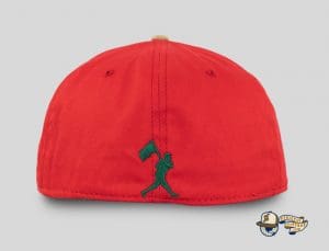 Gingerbread Runner Fitted Hat by Baseballism Back