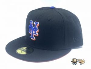 New York Mets Black Royal 59Fifty Fitted Hat by MLB x New Era