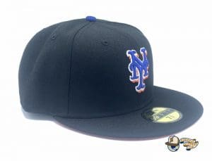 New York Mets Black Royal 59Fifty Fitted Hat by MLB x New Era Right
