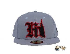 Hi Kame Grey 59Fifty Fitted Hat by 808allday x New Era Front