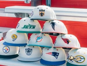 White Dome NFL 75th Edition 59Fifty Fitted Hat Collection by NFL x New Era
