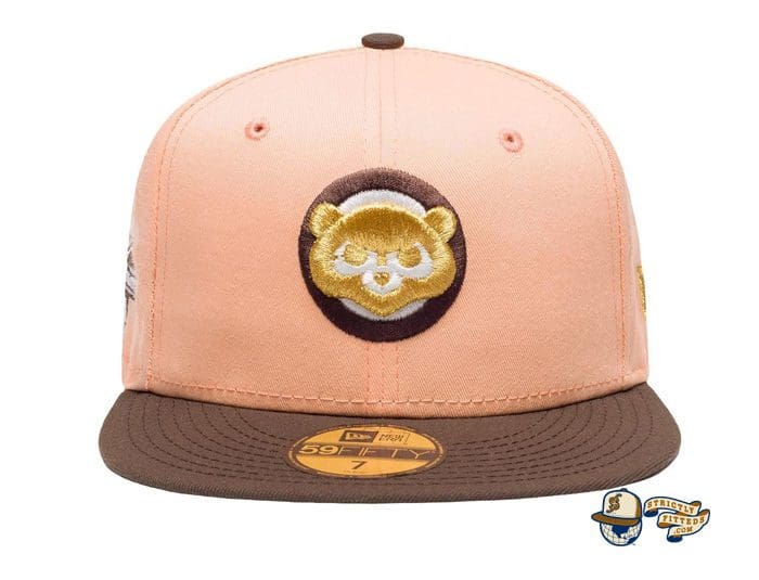 Bourbon And Peach Cobbler Reverse Pack 59Fifty Fitted Hat Collection by Leaders 1354 x MLB x New Era