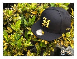 H Pride Black Yellow 59Fifty Fitted Hat by Fitted Hawaii x New Era