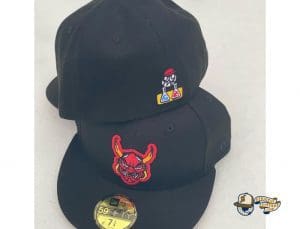 Hannya Mask 59Fifty Fitted Hat by Hayward x The Capologists x New Era Back