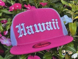 Hawaii Beetroot 59Fifty Fitted Hat by 808allday x New Era