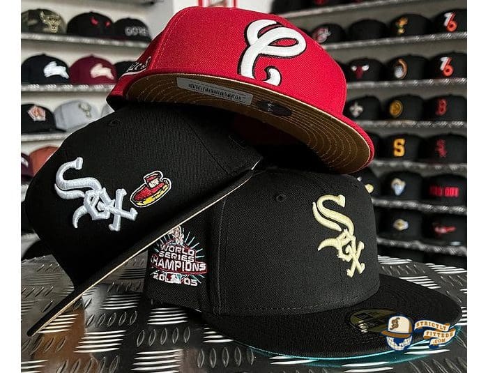 JustFitteds Exclusive White Sox Drop February 2022 59Fifty Fitted Hat Collection by MLB x New Era