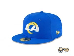 Los Angeles Rams Super Bowl LVI Champions Side Patch 59Fifty Fitted Hat by NFL x New Era Front