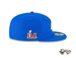 Los Angeles Rams Super Bowl LVI Champions Side Patch 59Fifty Fitted Hat by NFL x New Era Patch