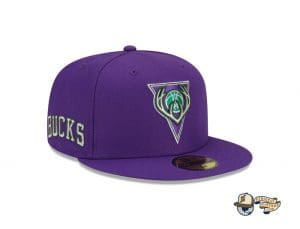 NBA 75th Anniversary Authentics City Edition 59Fifty Fitted Hat Collection by NBA x New Era Bucks